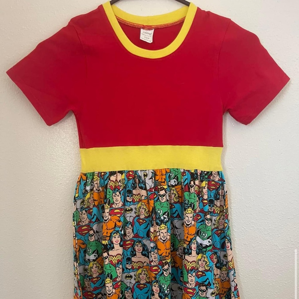 Boutique Custom Superhero Dress Size 10